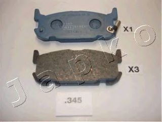 Тормозные колодки JAPKO 51345