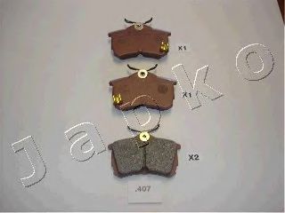 Тормозные колодки JAPKO 51407