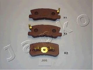 Тормозные колодки JAPKO 51505