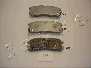Тормозные колодки JAPKO 51594
