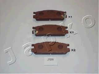 Тормозные колодки JAPKO 51701