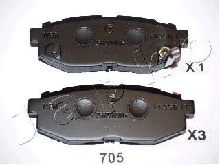 Тормозные колодки JAPKO 51705