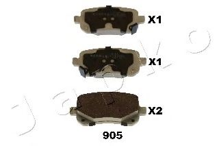 Тормозные колодки JAPKO 51905