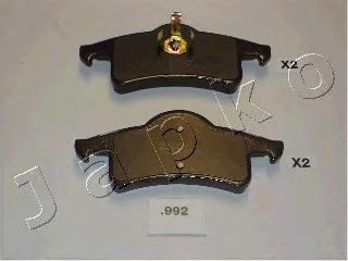 Тормозные колодки JAPKO 51992