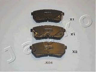 Тормозные колодки JAPKO 51K04