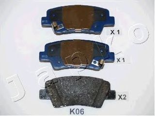 Тормозные колодки JAPKO 51K06