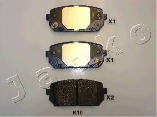 Тормозные колодки JAPKO 51K10