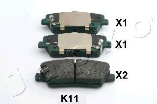 Тормозные колодки JAPKO 51K11