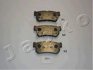 Тормозные колодки JAPKO 51S01