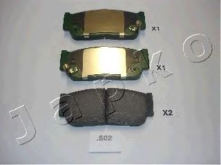 Тормозные колодки JAPKO 51S02