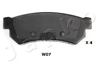 Тормозные колодки JAPKO 51W07