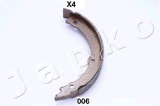 Тормозные колодки барабанные JAPKO 55006