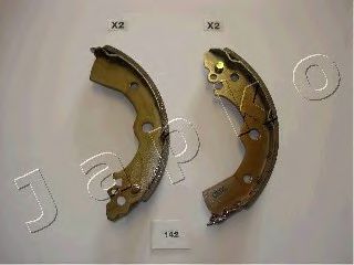 Тормозные колодки барабанные JAPKO 55142