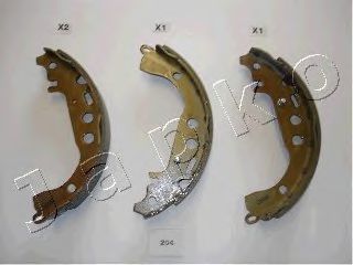Тормозные колодки барабанные JAPKO 55204
