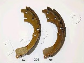 Тормозные колодки барабанные JAPKO 55206