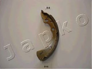 Тормозные колодки барабанные JAPKO 55316
