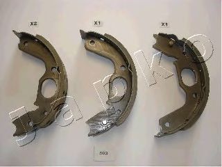 Тормозные колодки барабанные JAPKO 55503