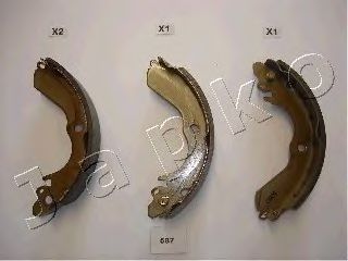 Тормозные колодки барабанные JAPKO 55587