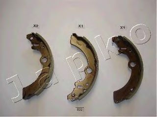 Тормозные колодки барабанные JAPKO 55822