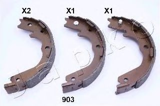 Тормозные колодки барабанные JAPKO 55903