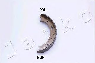 Тормозные колодки барабанные JAPKO 55908