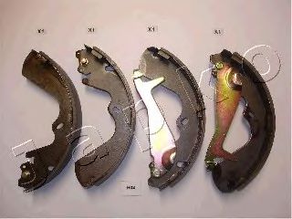 Тормозные колодки барабанные JAPKO 55H02