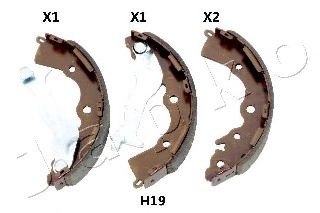 Тормозные колодки барабанные JAPKO 55H19