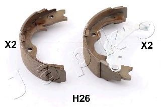 Тормозные колодки барабанные JAPKO 55H26