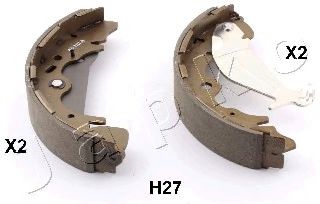 Тормозные колодки барабанные JAPKO 55H27