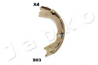 Тормозные колодки барабанные JAPKO 55S03