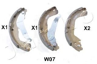 Тормозные колодки барабанные JAPKO 55W07