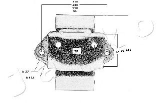 Подушка двигателя MITSUBISHI MB691280 Подушка двигателя MITSUBISHI MB691280