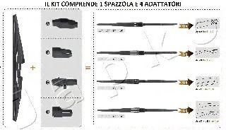 Щетка стеклоочистителя JAPKO SJX28R