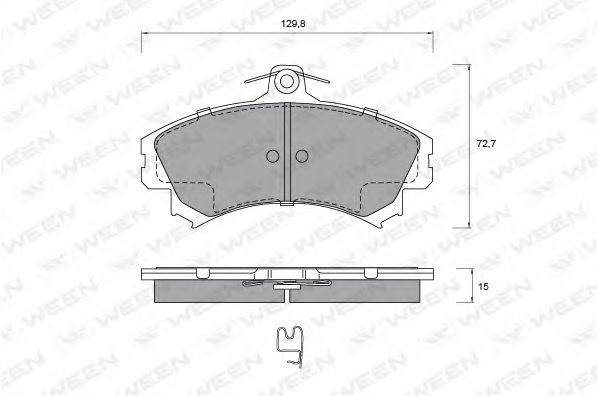 Тормозные колодки ween 151-1346