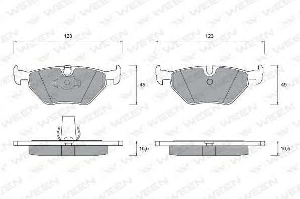 Тормозные колодки ween 151-1203
