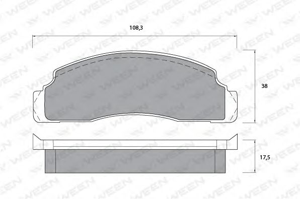 Тормозные колодки ween 151-1094