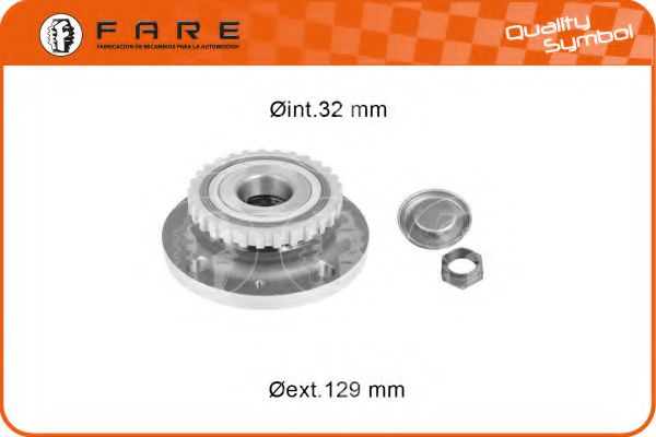 Ступица колеса faresa 11389