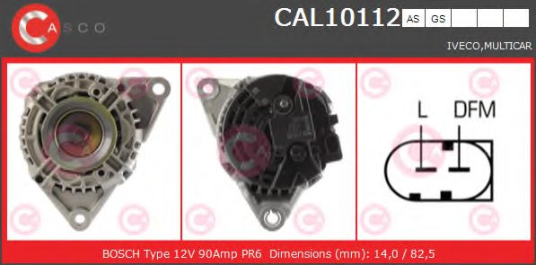 Генератор CASCO CAL10112AS
