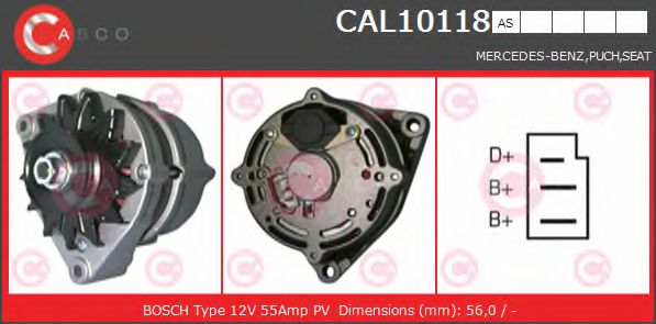 Генератор CASCO CAL10118AS