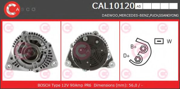 Генератор CASCO CAL10120AS