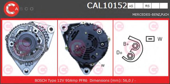 Генератор CASCO CAL10152AS
