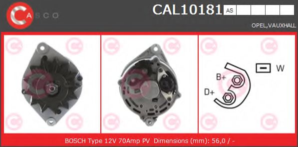 Генератор CASCO CAL10181AS