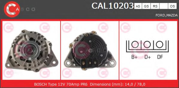Генератор CASCO CAL10203AS
