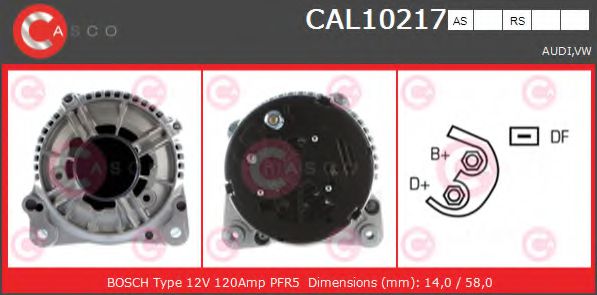 Генератор CASCO CAL10217AS