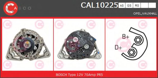 Генератор CASCO CAL10225AS