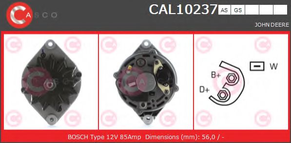 Генератор casco CAL10237AS