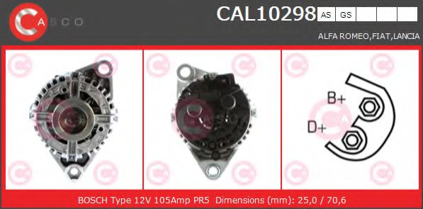 Генератор CASCO CAL10298AS