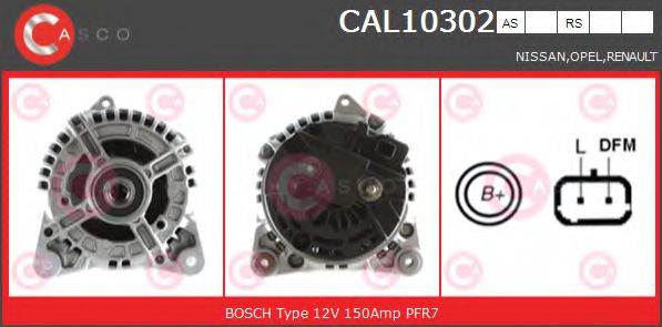 Генератор CASCO CAL10302AS
