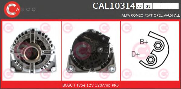 Генератор CASCO CAL10314AS