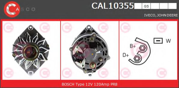 Генератор casco CAL10355GS